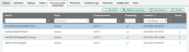 X3 services builds tab showing current and previous builds and available build management actions